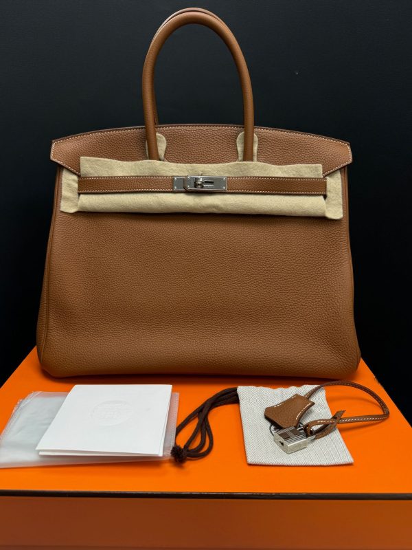 HERMÈS BIRKIN 35 GOLD TOGO