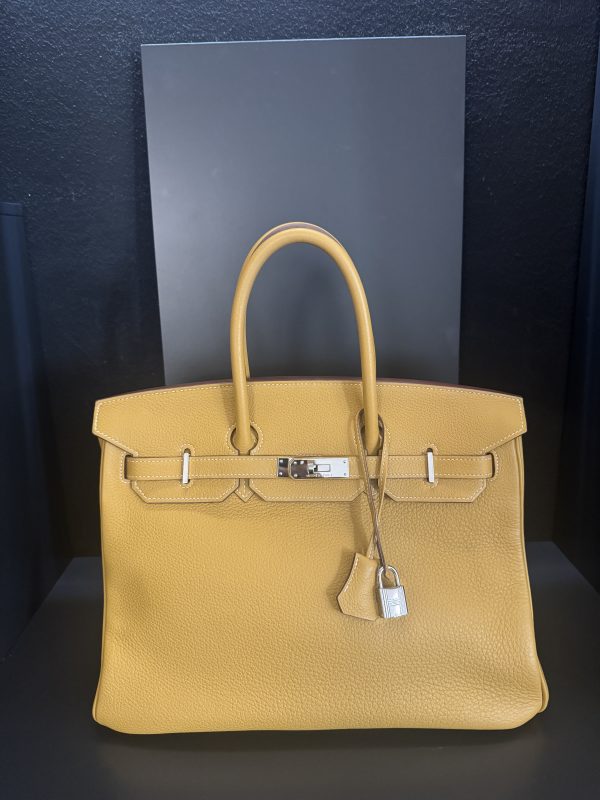 HERMÈS BIRKIN 35 MUSTARD